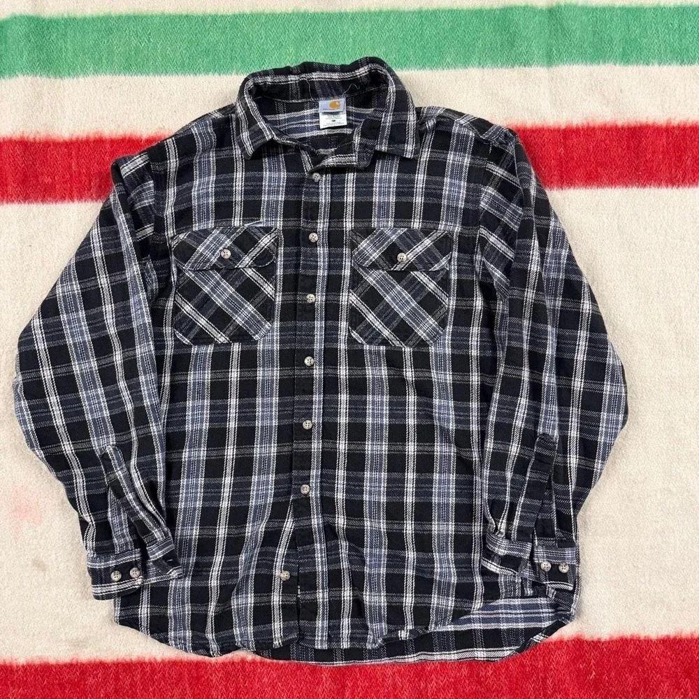 Vintage 90s Carhartt Made in USA Flannel
